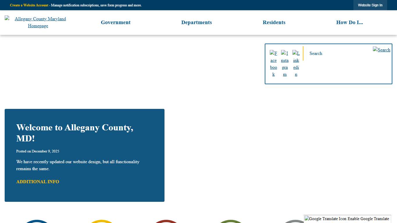 Allegany County, MD Official Website